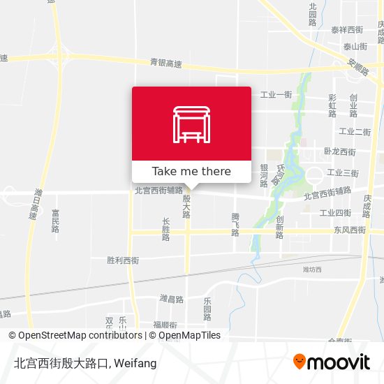 北宫西街殷大路口 map