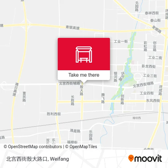 北宫西街殷大路口 map