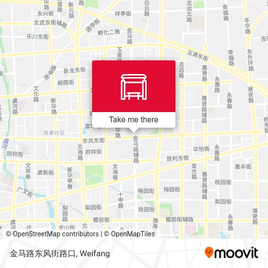金马路东风街路口 map