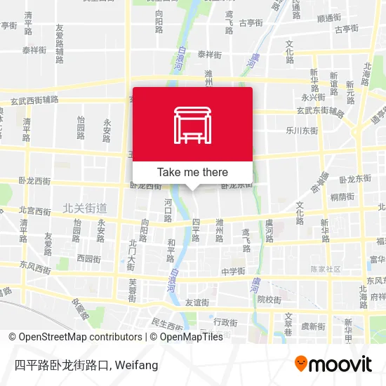 四平路卧龙街路口 map