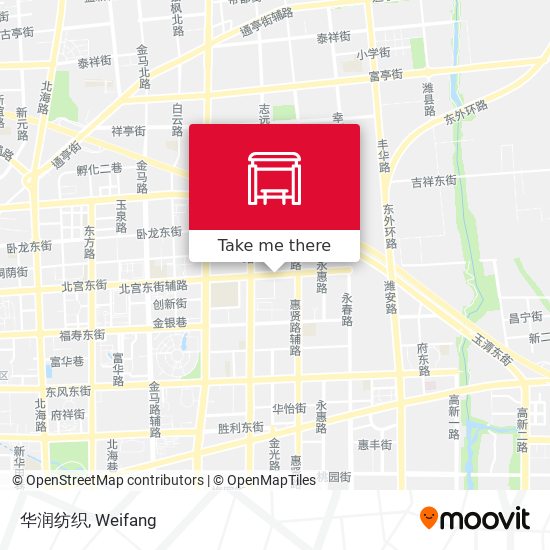 华润纺织 map