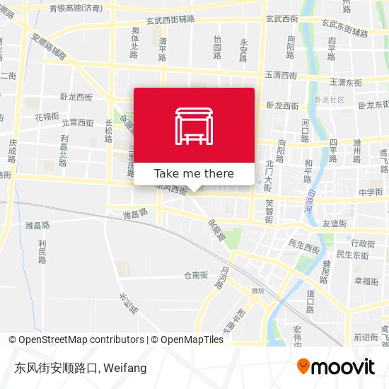 东风街安顺路口 map