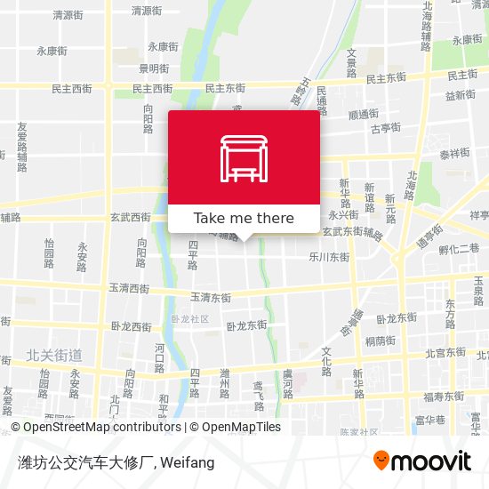 潍坊公交汽车大修厂 map