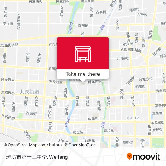 潍坊市第十三中学 map