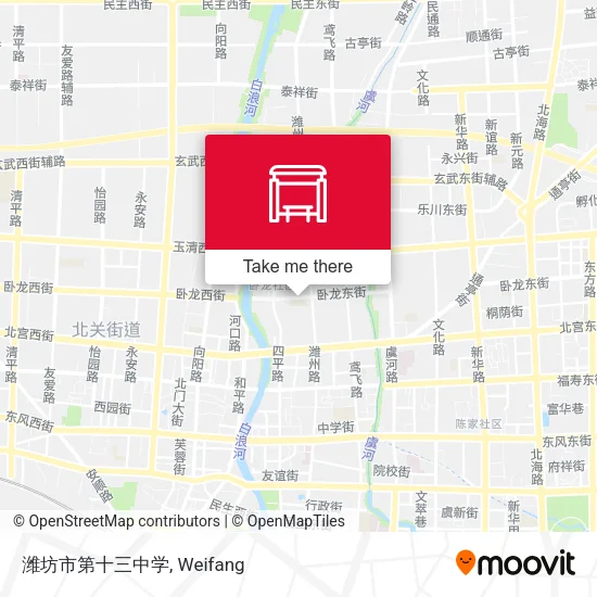 潍坊市第十三中学 map