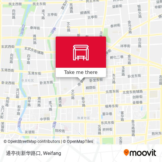 通亭街新华路口 map