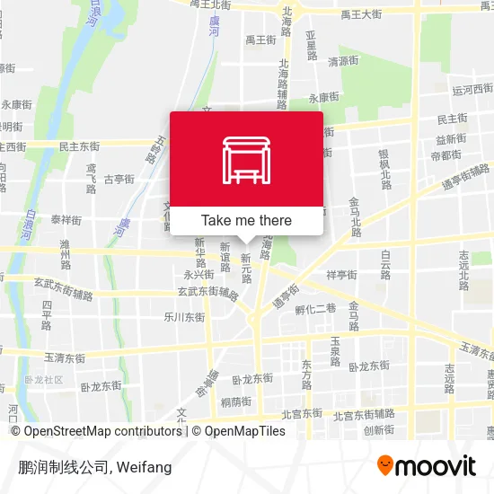 鹏润制线公司 map