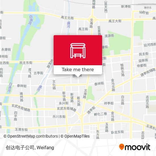 创达电子公司 map