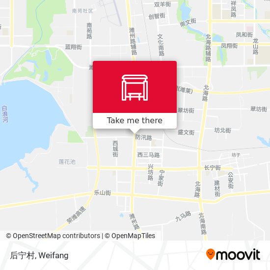 后宁村 map