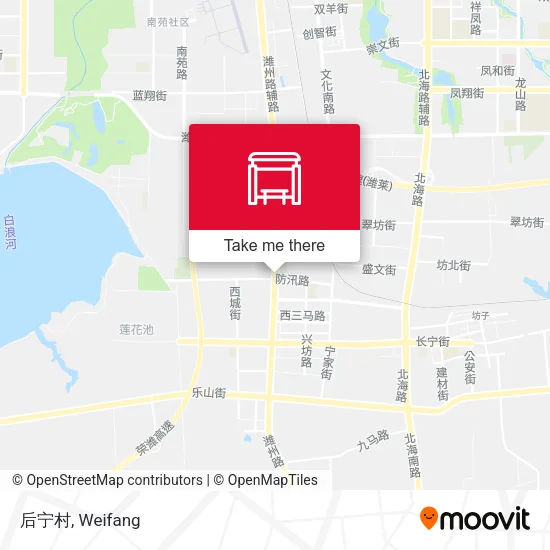 后宁村 map