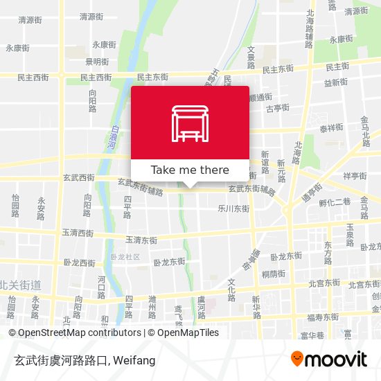 玄武街虞河路路口 map