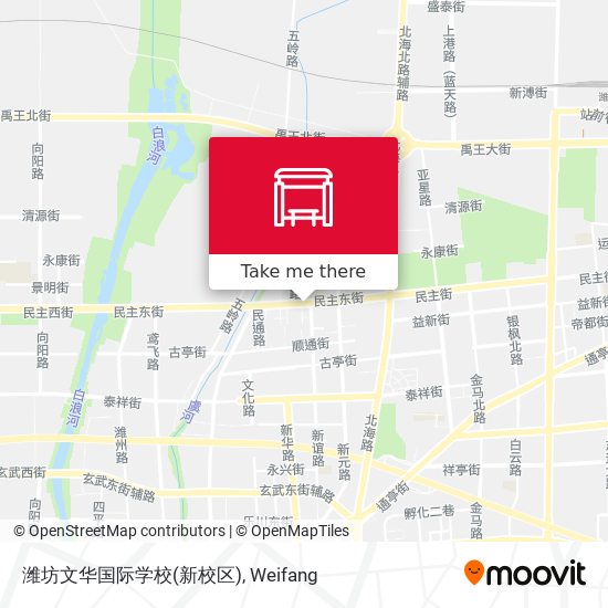 潍坊文华国际学校(新校区) map