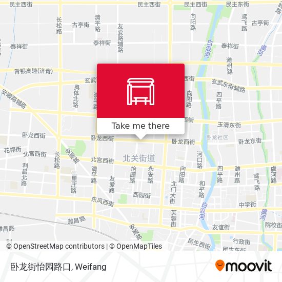 卧龙街怡园路口 map