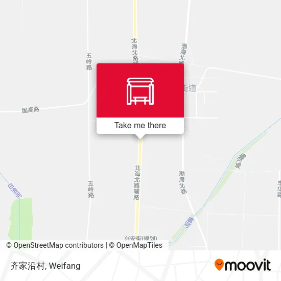齐家沿村 map