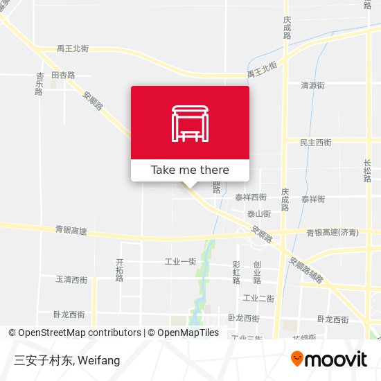 三安子村东 map
