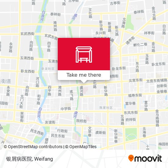银屑病医院 map