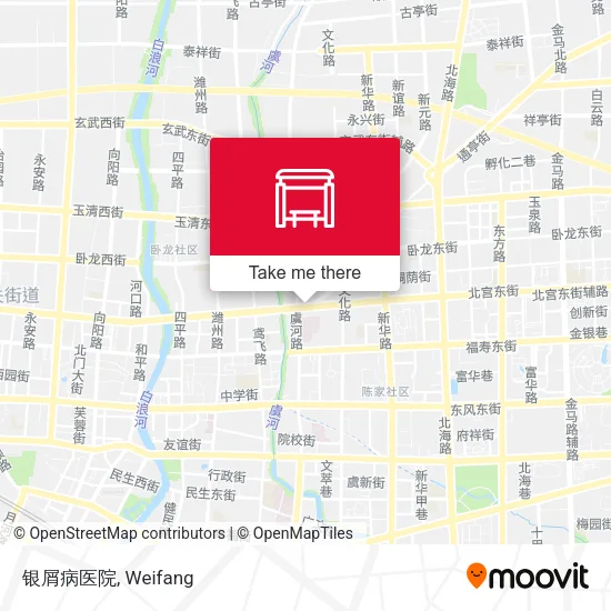 银屑病医院 map
