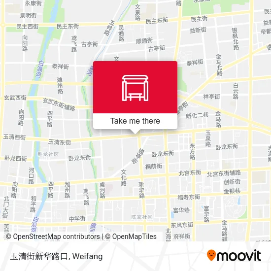 玉清街新华路口 map