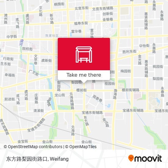 东方路梨园街路口 map