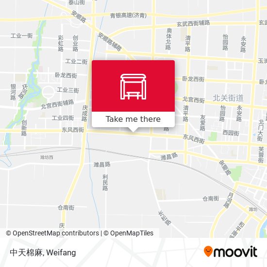 中天棉麻 map