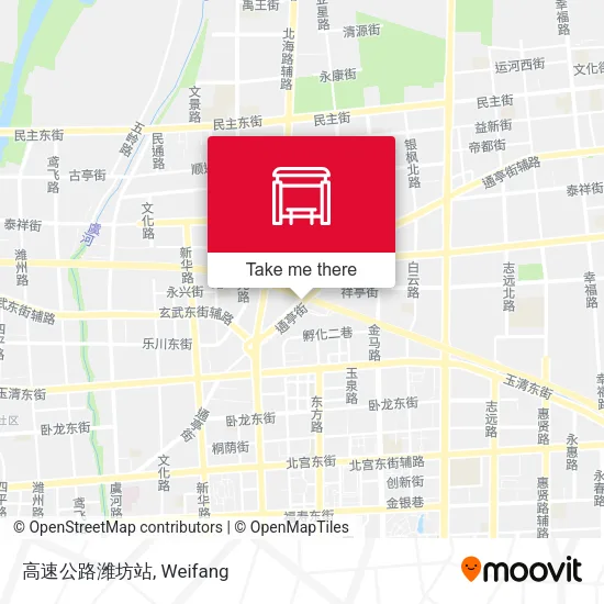 高速公路潍坊站 map