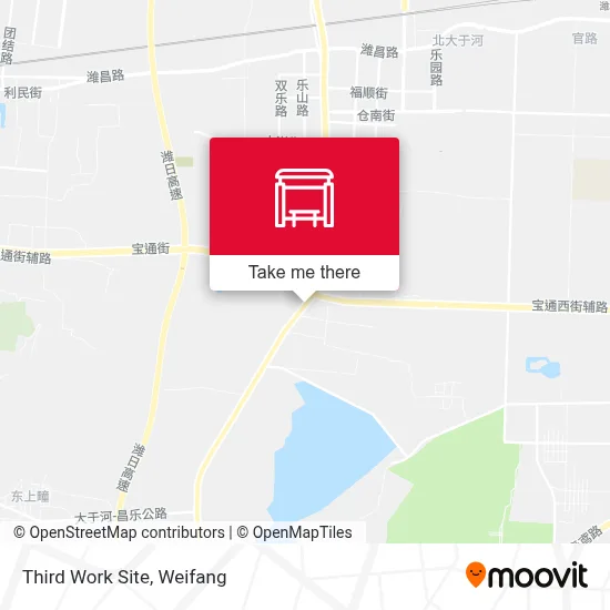 Third Work Site map