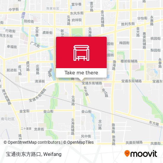 宝通街东方路口 map