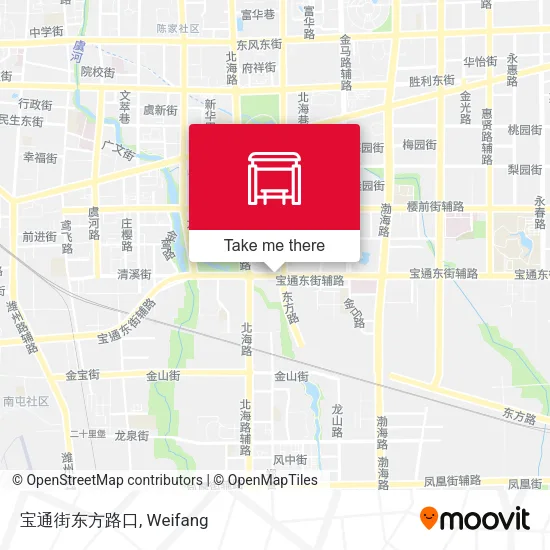 宝通街东方路口 map