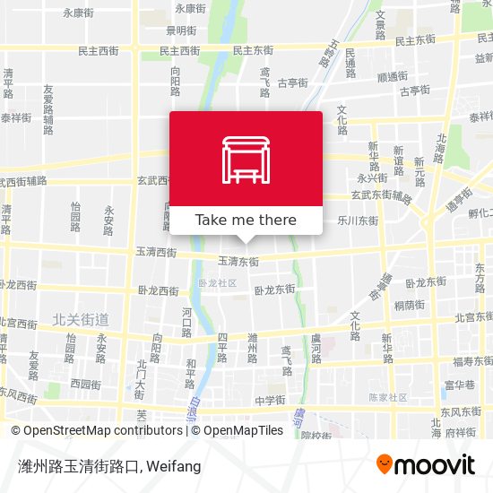 潍州路玉清街路口 map