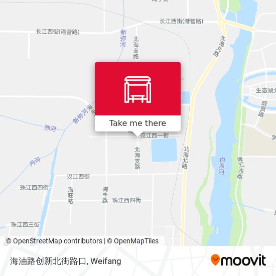 海油路创新北街路口 map