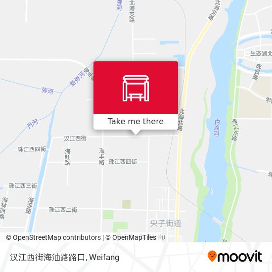 汉江西街海油路路口 map