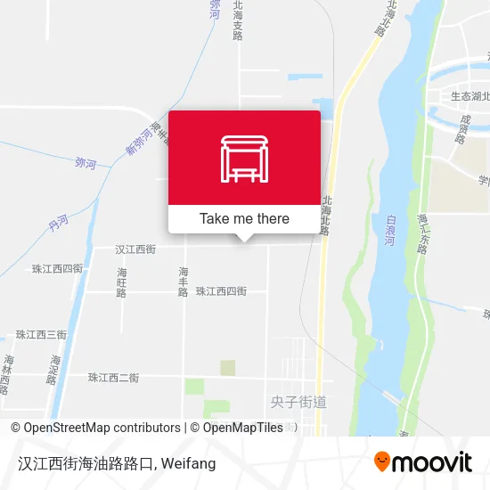 汉江西街海油路路口 map