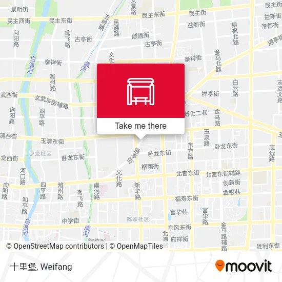 十里堡 map