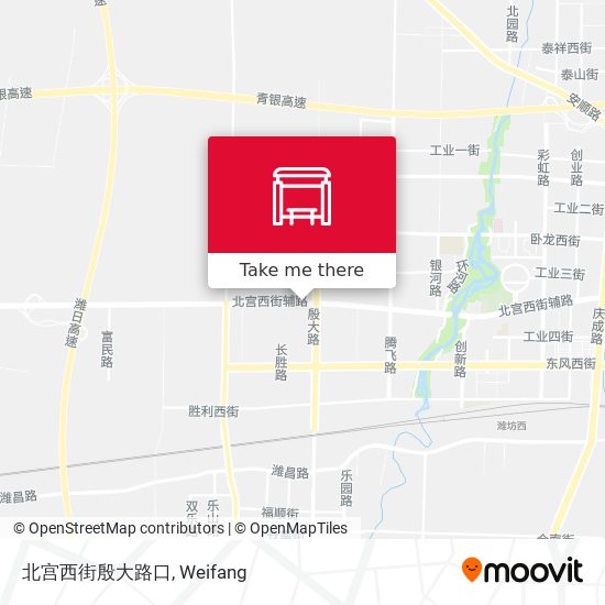 北宫西街殷大路口 map