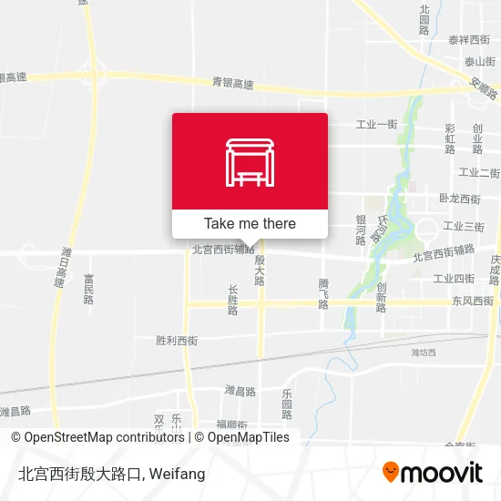 北宫西街殷大路口 map