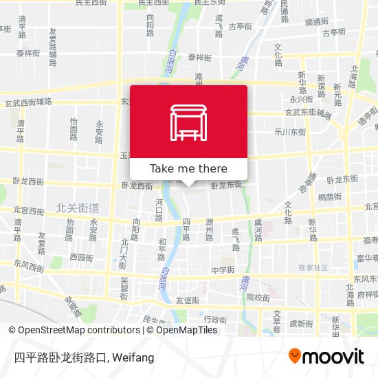 四平路卧龙街路口 map