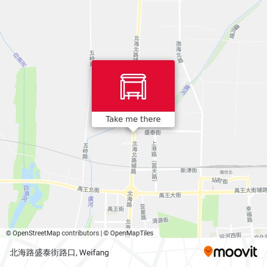 北海路盛泰街路口 map