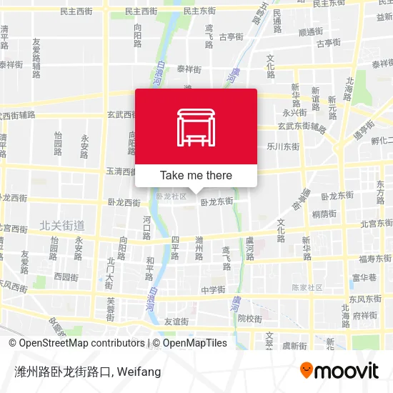 潍州路卧龙街路口 map