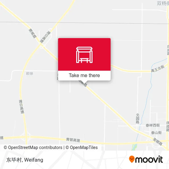 东毕村 map