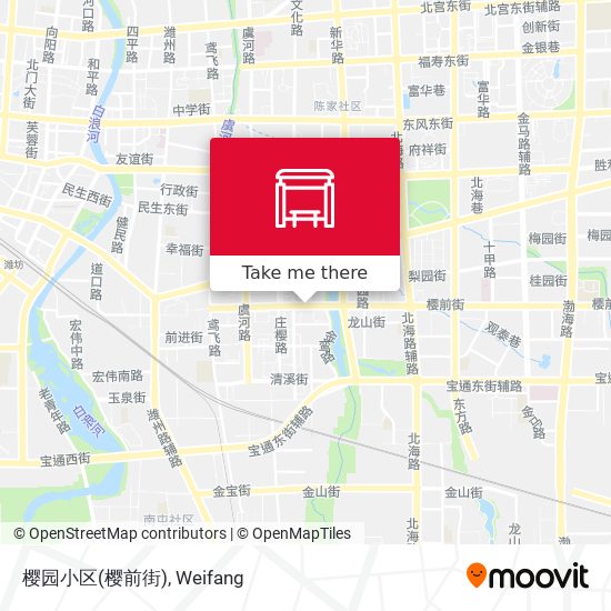 樱园小区(樱前街) map