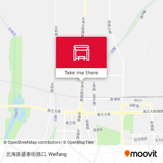 北海路盛泰街路口 map
