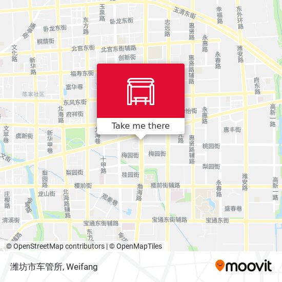 潍坊市车管所 map