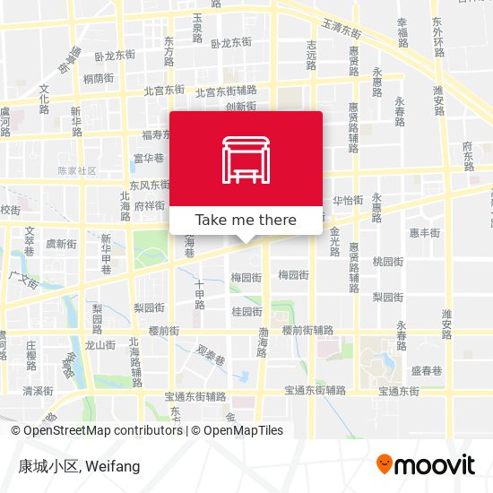 康城小区 map