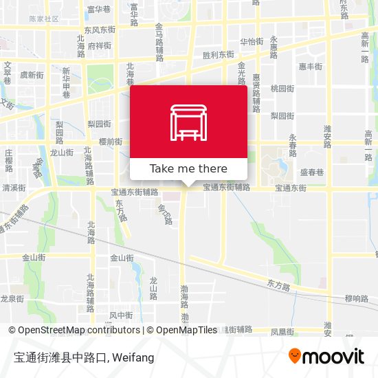 宝通街潍县中路口 map