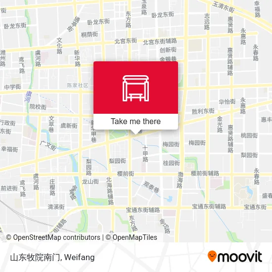 山东牧院南门 map