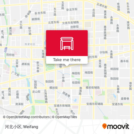河北小区 map
