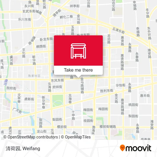 清荷园 map