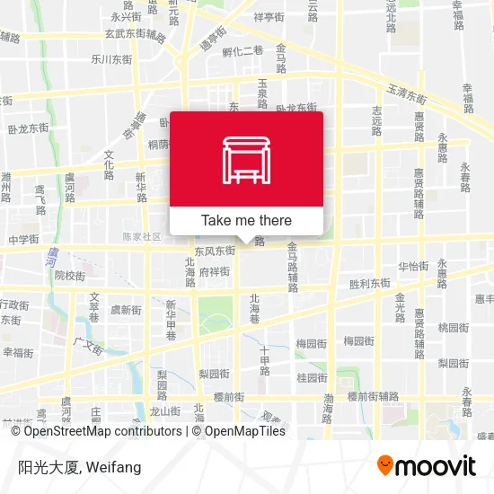 阳光大厦 map