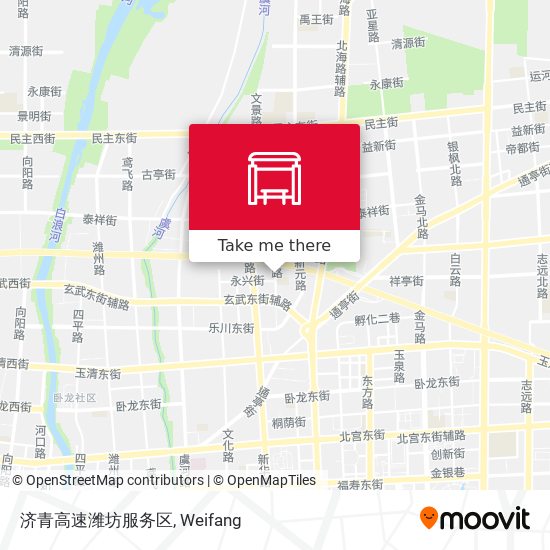 济青高速潍坊服务区 map