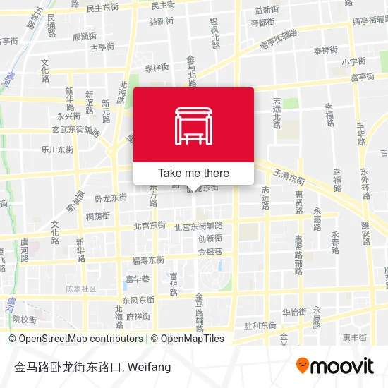 金马路卧龙街东路口 map